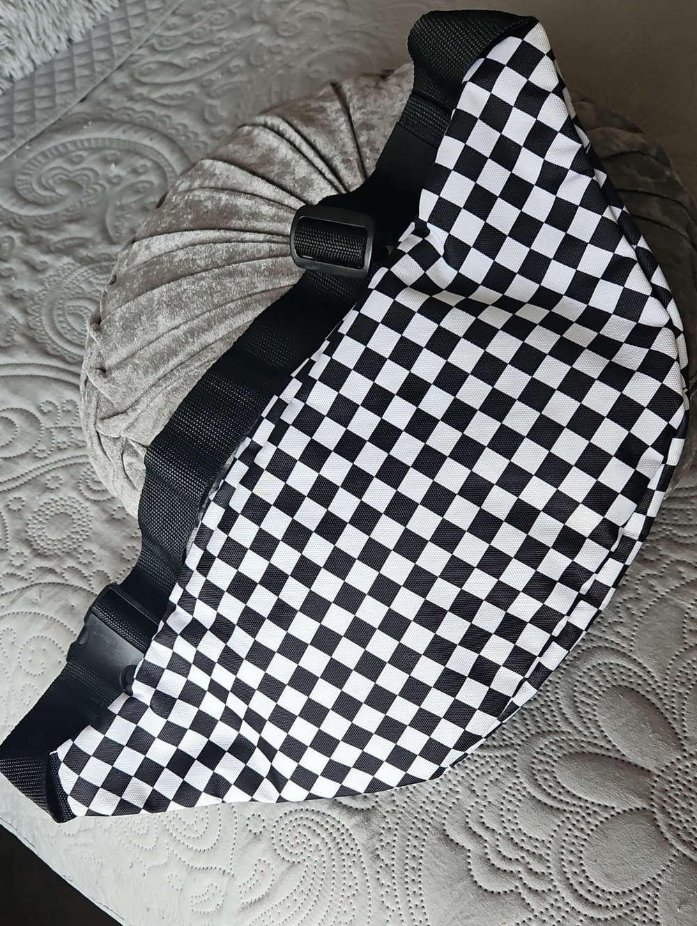 Vans Black & White Checkerboard Belt Bag - Picture 3 of 3